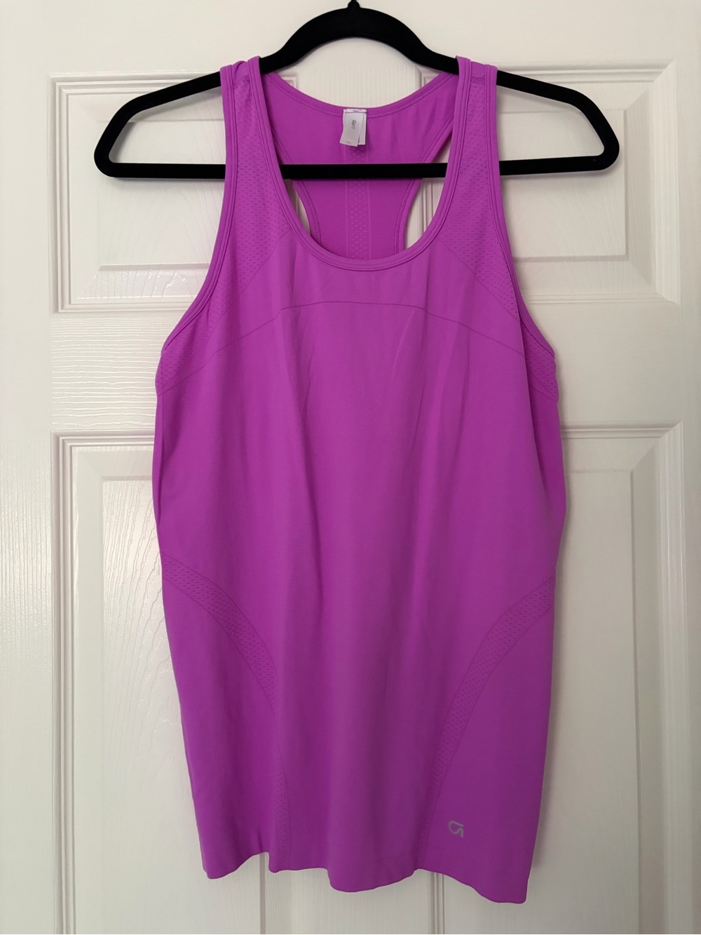 GAP Fitted Racerback Tank Top in Bright Magenta